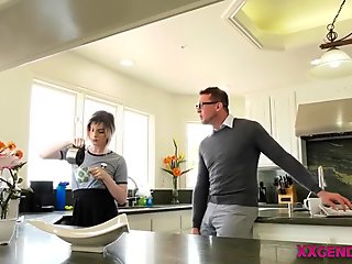Teen tgirl gets ass railed